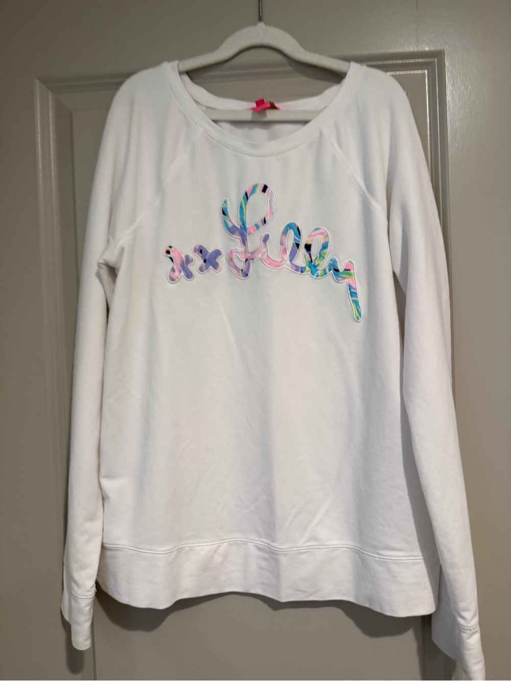 Lilly Pulitzer White Long Sleeve Tee